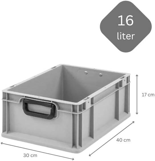 Mega Deal | 10x Proregal Eurobox NextGen Portable Duo |HxBxT 17x30x40cm HxBxT 17x30x40cm Grau, HxBxT