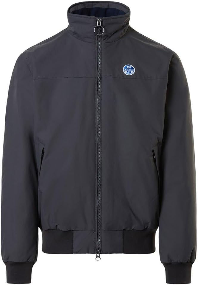 NORTH SAILS Sailor Herren-Jacke aus recyceltem Nylon – schmale Passform und Befestigung mit Reissver