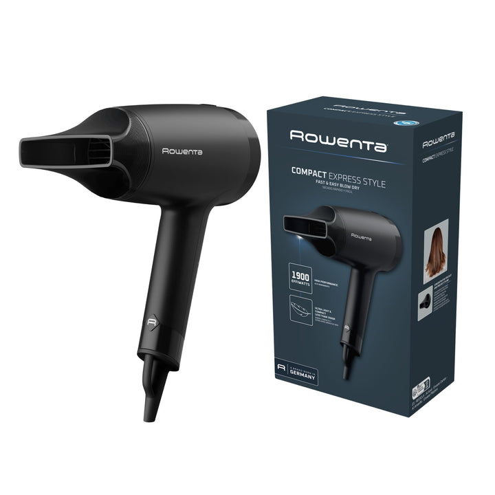 Rowenta CV1801 Express Style Haartrockner | 1900 Effiwatt | 2 Einstellungen | leistungsstark | Kaltl