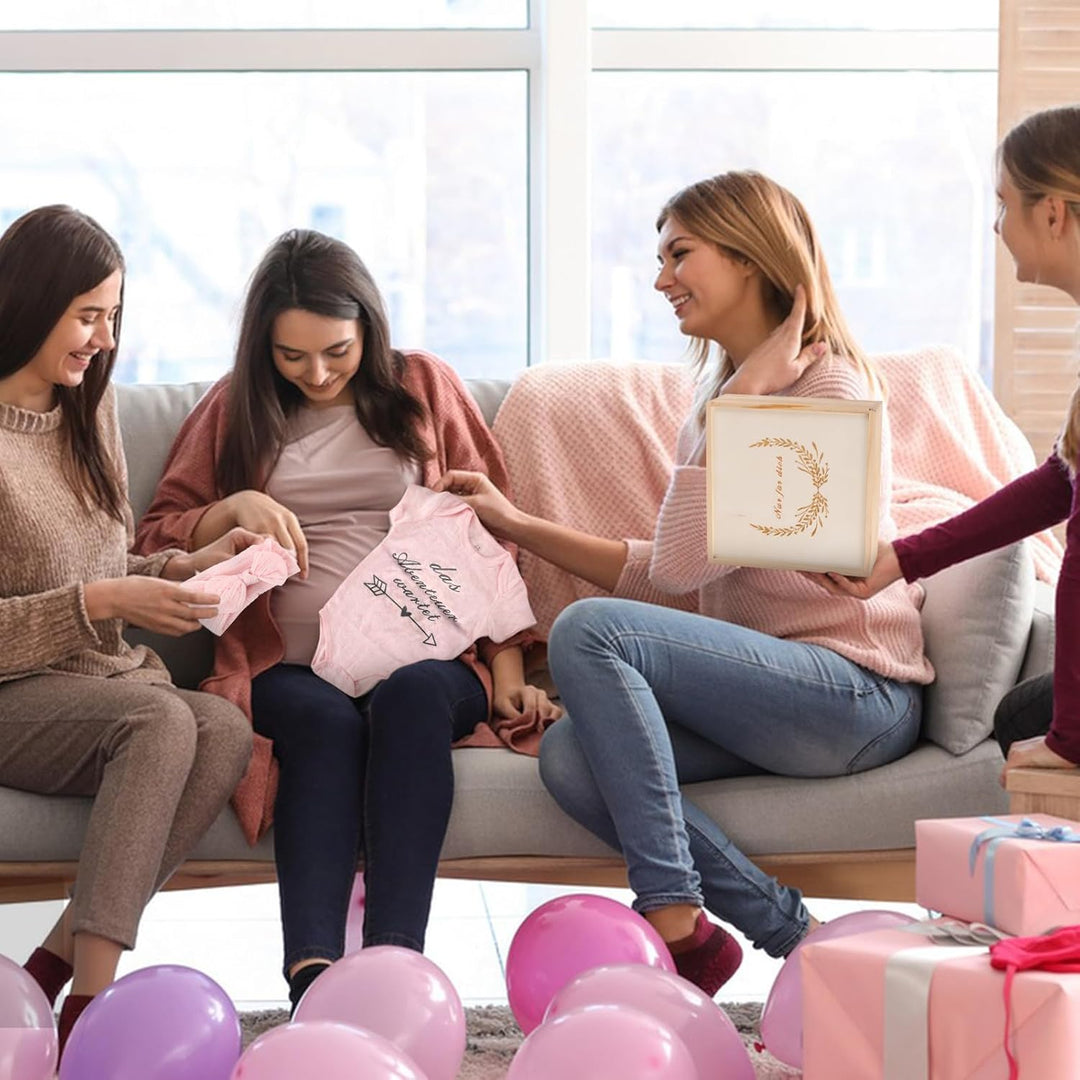 Baby Mädchen Geschenk, Neugeborenen Geschenk, Rodelna Baby Geschenk Set, 7-in-1 Set: einschliesslich