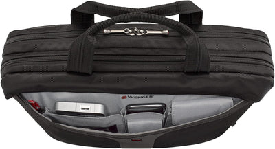 WENGER Legacy 17 Laptop-Tasche zum Umhängen, Notebook bis 17 Zoll, Aktentasche, Organizer, 12 l, Dam