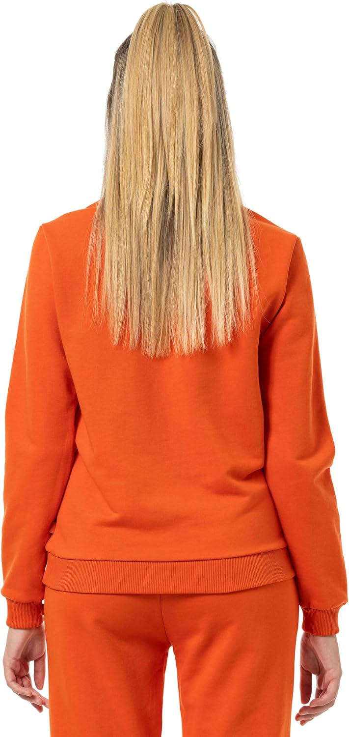 Redbridge Damen Freizeitanzug Jogginganzug Hose Sweatshirt Premium Basic XS Orange, XS Orange