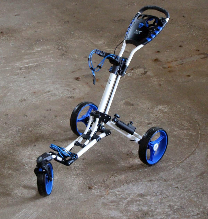 Yorrx Golftrolley SL Pro 7 HAMMA Plus, Golfwagen mit innovativem 360° Spin Vorderrad (frei 360° gela