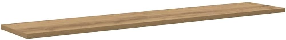 vidaXL Regalbrett 4 pcs Braun 100 x 20 x 1.5 cm Holzwerkstoff, Moderner Bücherregal, rechteckige Abl