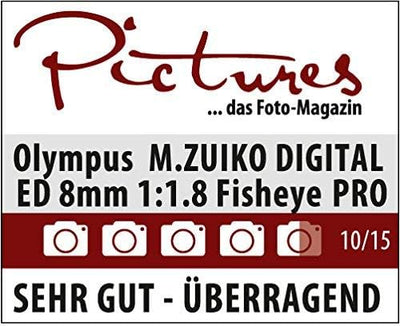 Olympus M.Zuiko Digital ED 8mm F1.8 PRO Objektiv, lichtstarke Festbrennweite, geeignet für alle MFT-