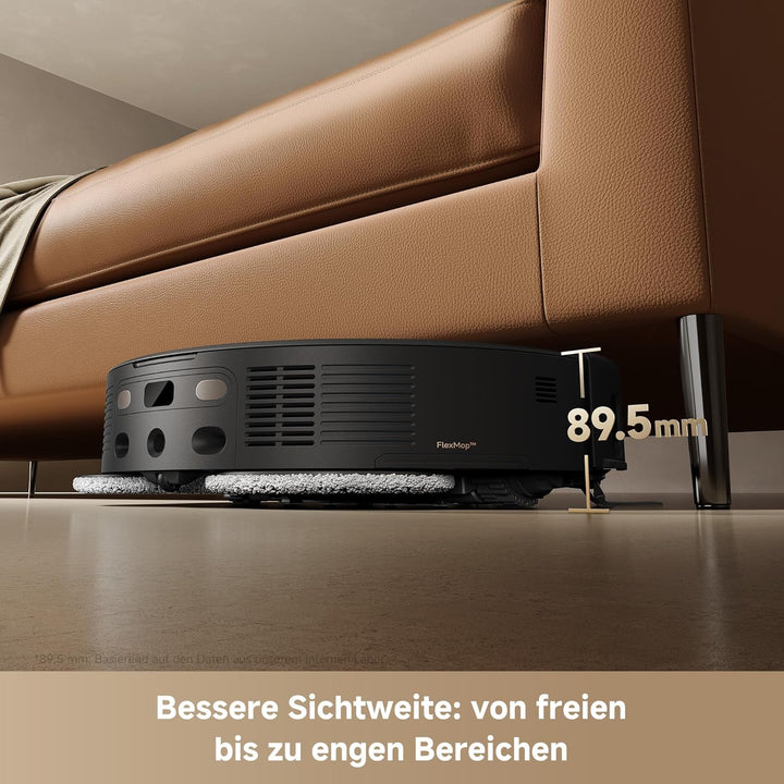 Mova V50 Ultra Complete Saugroboter mit Wischfunktion 24.000 Pa, 6cm Hindernisüberwindung, Liftable