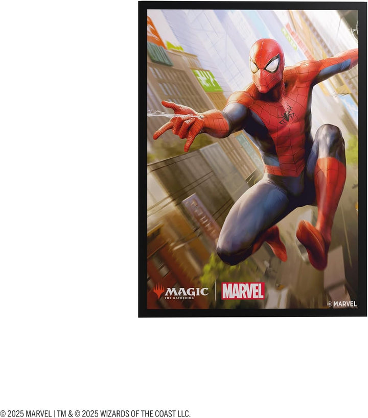 Gamegenic, Magic: The Gathering – Marvel's Spider-Man Premium Art Sleeves – Spider-Man, 105 Sleeves