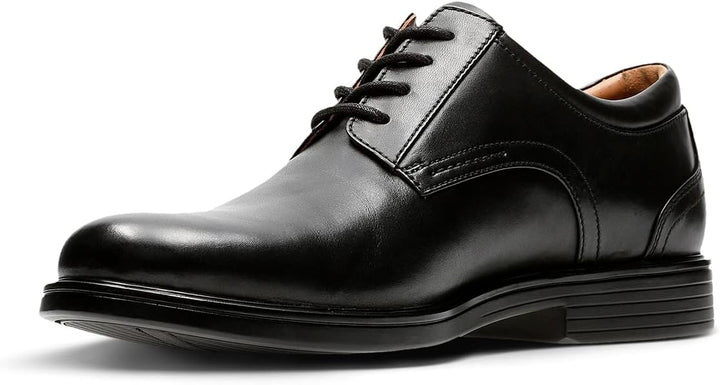 Clarks Herren Un Aldric Lace Derbys 39.5 EU Weit Black Leather, 39.5 EU Weit Black Leather