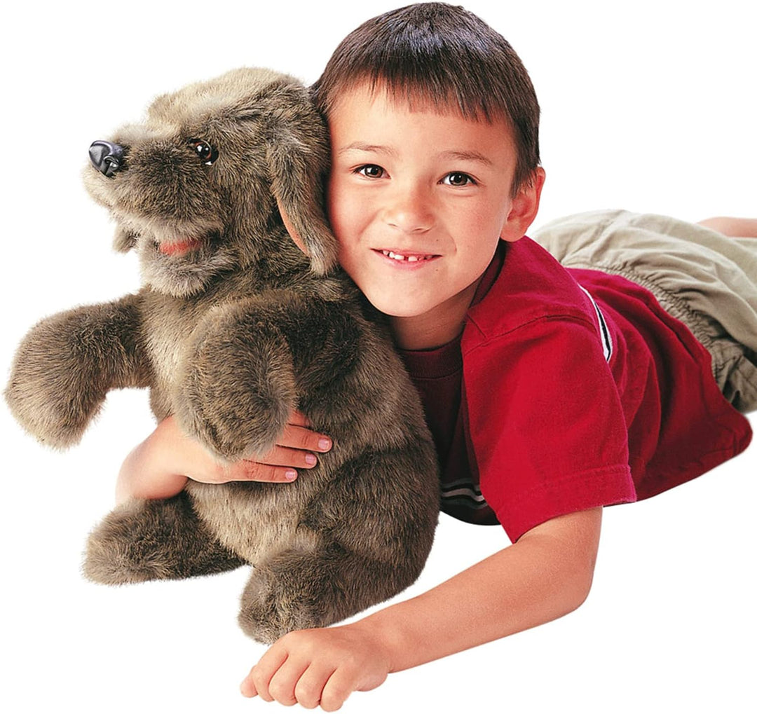 Folkmanis Sitting Dog Hand Puppet