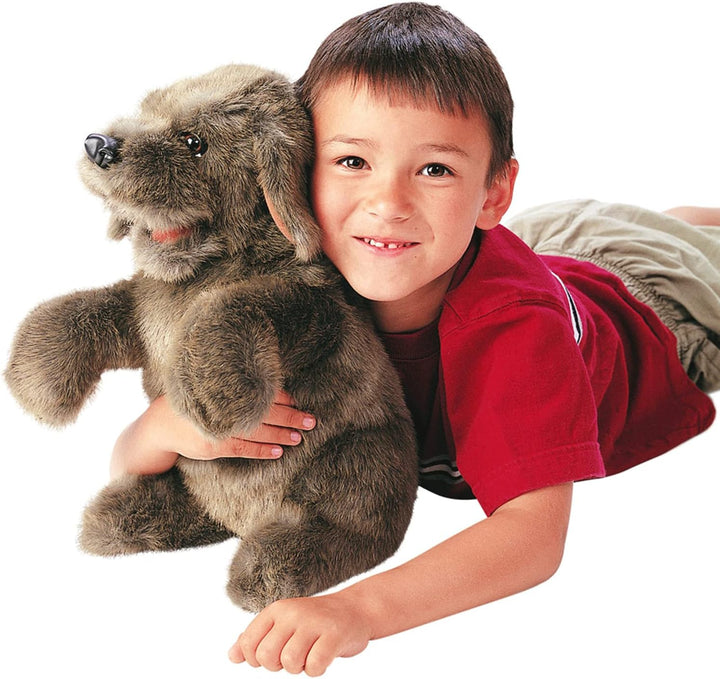 Folkmanis Sitting Dog Hand Puppet