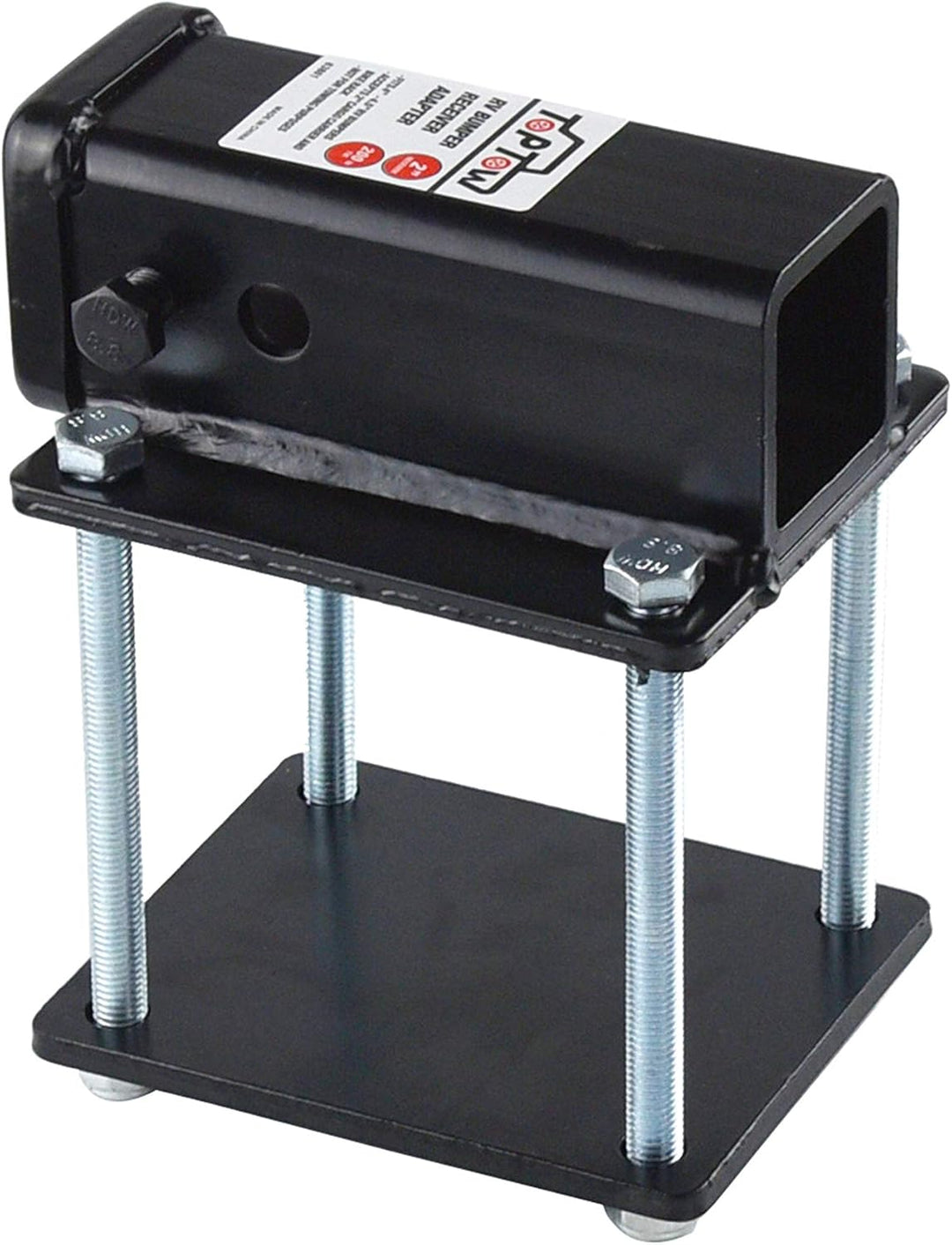 TOPTOW Wohnmobil-Stossstange 5,1 cm Anhängerkupplungs-Empfänger-Adapter 63801 für 10,2 x 10,2 cm und