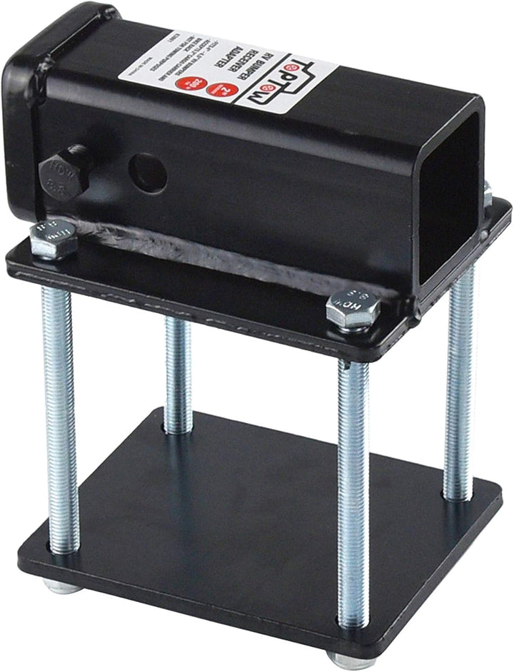 TOPTOW Wohnmobil-Stossstange 5,1 cm Anhängerkupplungs-Empfänger-Adapter 63801 für 10,2 x 10,2 cm und
