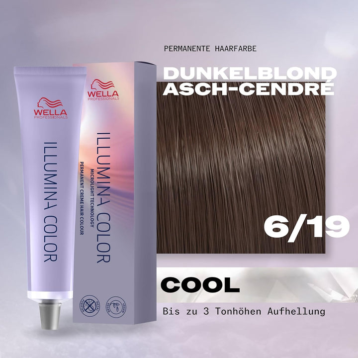 Wella Professionals Illumina Color – Permanente, vegane Premium-Haarfarbe - natürliche Farbergebniss