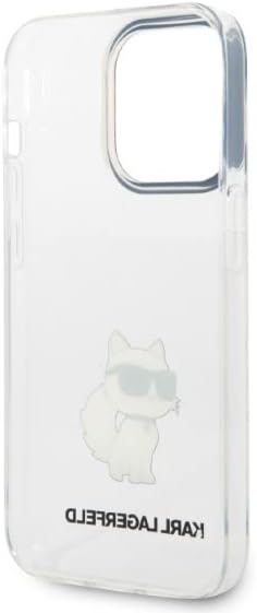 KARL LAGERFELD KLHCP14XHNCHTCT Hülle für iPhone 14 Pro Max 6,7" transparent Hard