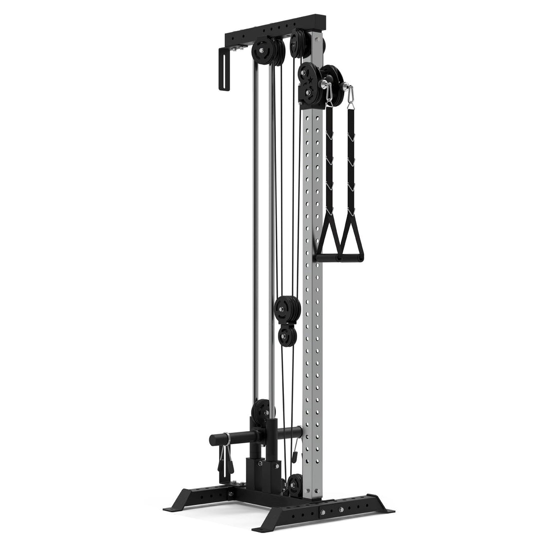 Train Hard® Frei kombinierbare Latzugturm, Kabelzuganlage, Seilzugstation zur Brandneues Modell 2024
