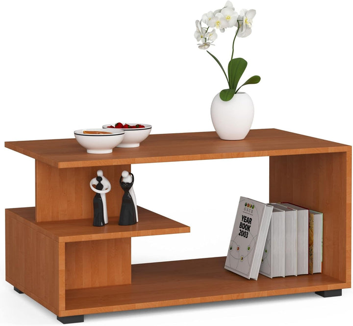 AKORD Couchtisch Holz | Pin 90 x 45 x 51 cm | Schrank für Wohnzimmer | Schlafzimmer Schrank | Minima