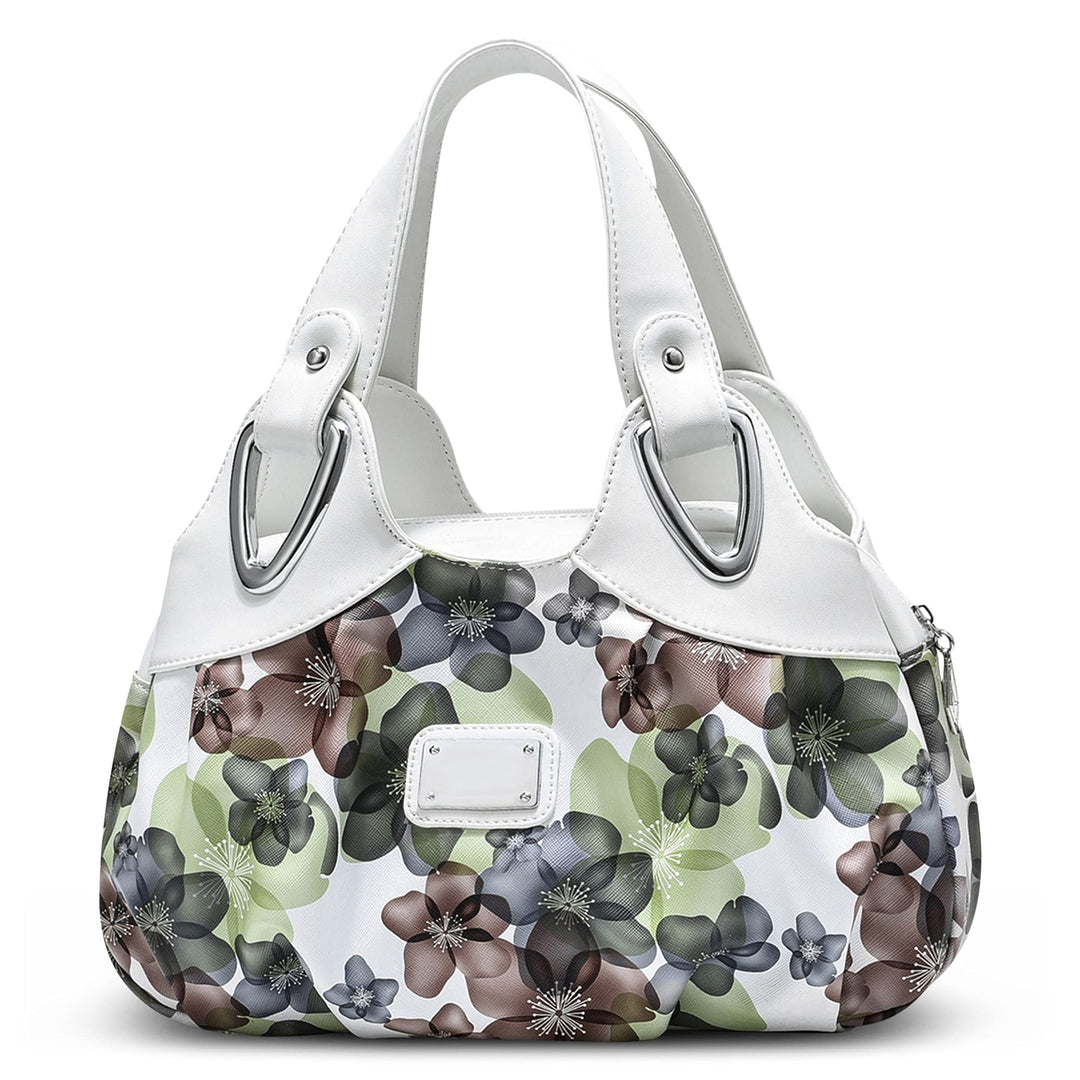 DIRRONA Damen Handtasche Schultertasche Kompakt Tragetasche Lässige Handgelenktasche Wasserdicht PU