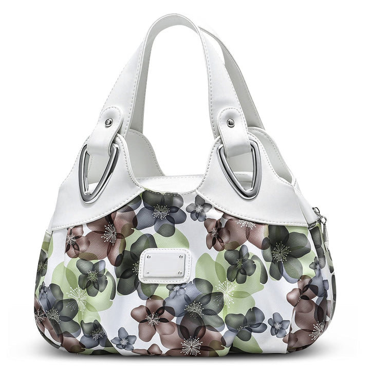 DIRRONA Damen Handtasche Schultertasche Kompakt Tragetasche Lässige Handgelenktasche Wasserdicht PU