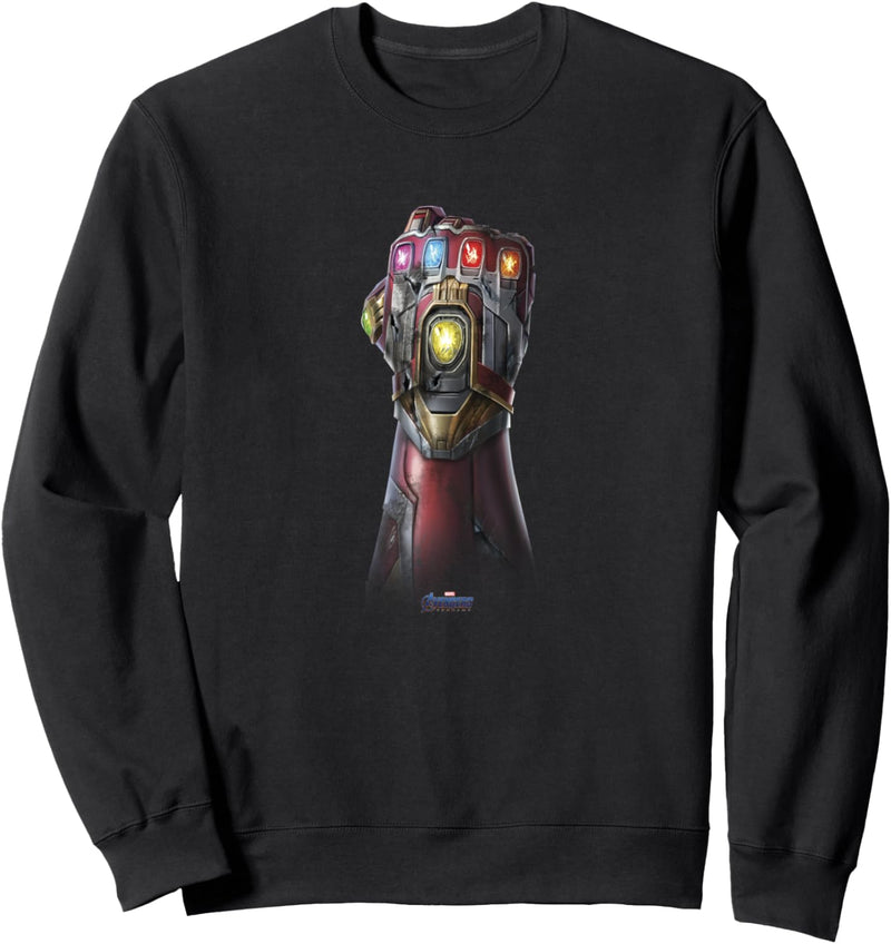 Marvel Avengers Endgame Infinity Stone Gauntlet Color Logo Sweatshirt