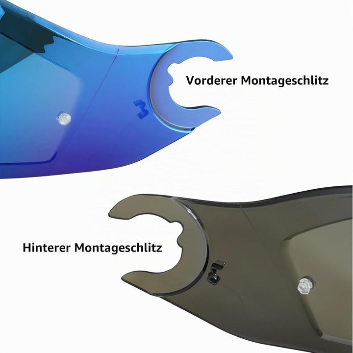 Helmvsier für Shark D Skwal D-Skwal 2 Spartan,Motorradhelm Visier,Motorrad Windschutz Helm Objektiv