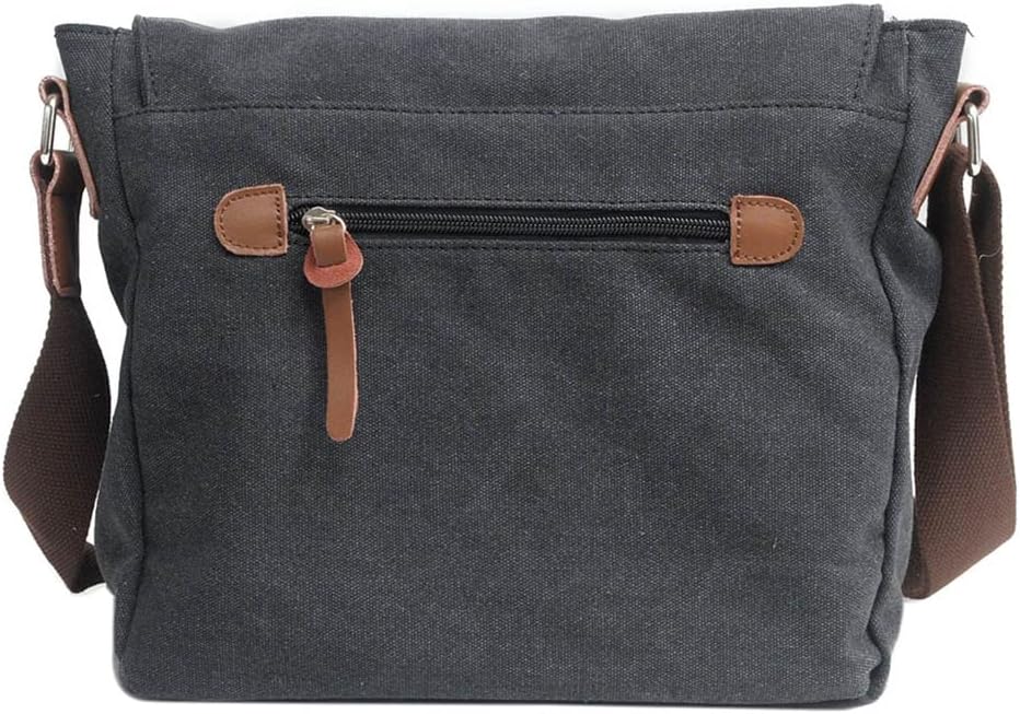 Neuleben Kameratasche Schultertasche mit abnehmbarem Kamerafach Vintage klein Umhängetasche Canvas f