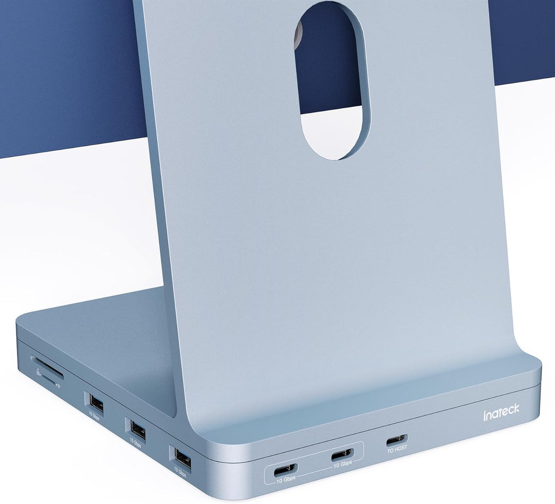 Inateck USB C Hub für iMac, Dockingstation Kompatibel mit iMac 24 Zoll 2021/2023, USB 3.2 Gen 2, 8-i