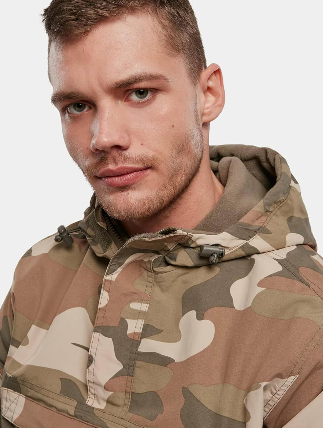 Brandit Herren Windbreaker Jacke S Light Woodland, S Light Woodland