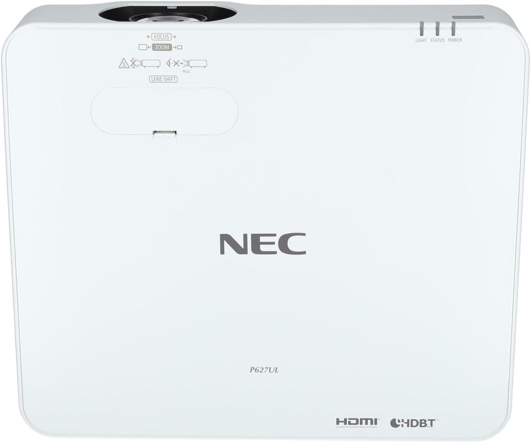 NEC P627UL Laserprojektor FullHD (FullHD 1920x1200 Pixel, HDMI, USB, LAN, 6200 AnsiLumen) Weiss