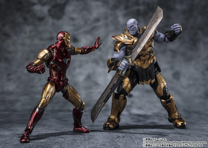 BANDAI Tamashii Nations Avengers Endgame - Thanos (5ans Plus tard) - Feige S.H. Figuarts 19cm Thanos