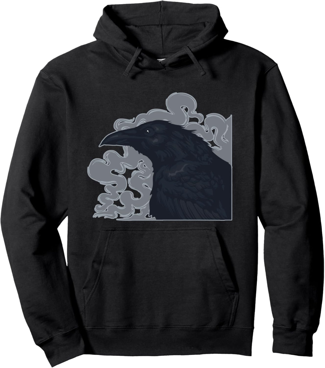 Schwarzer Rabe und Rauchkrähe Geschenk Pullover Hoodie