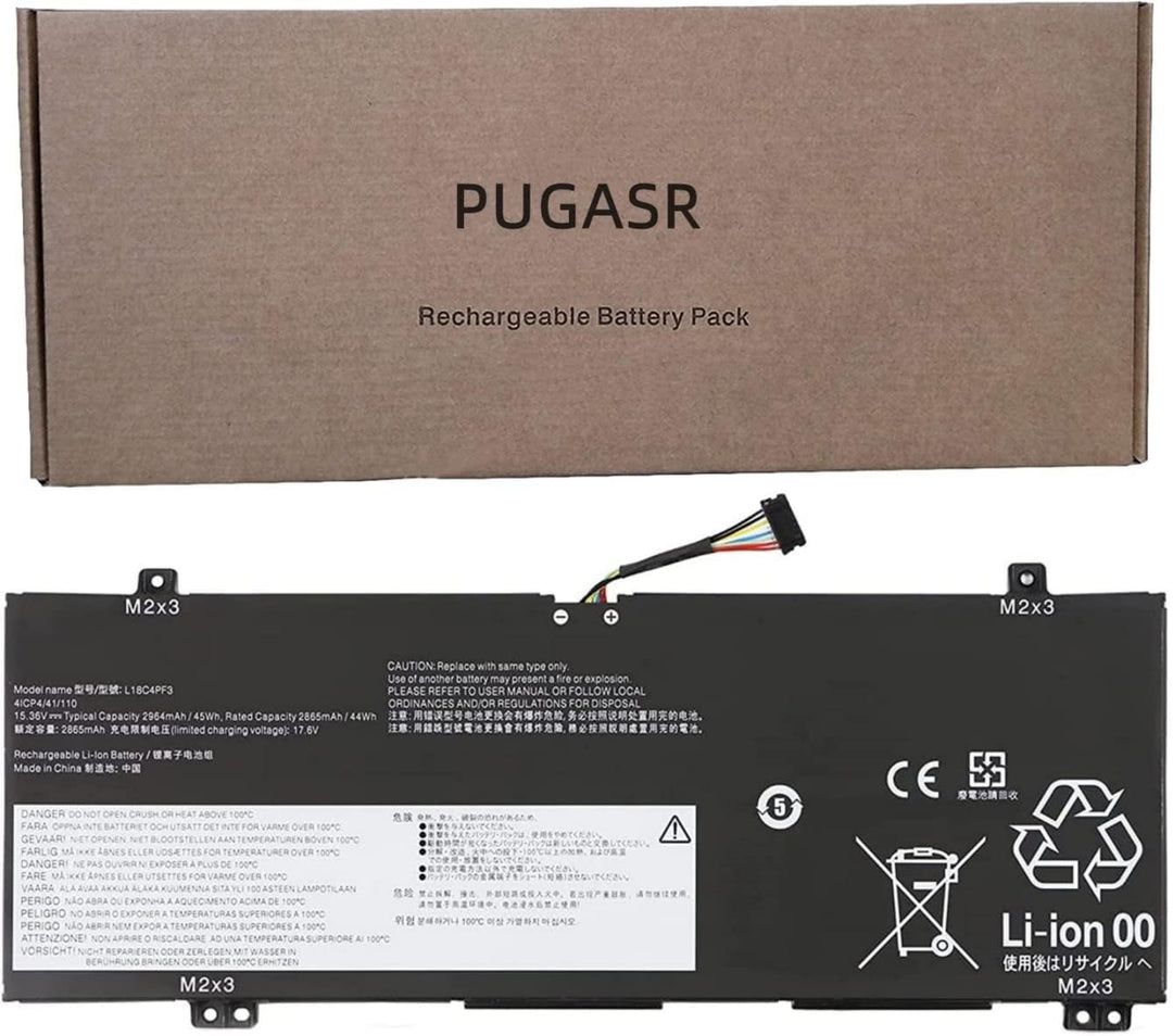 PUGASR L18C4PF3 Laptop Akku Kompatibel mit Lenovo ideapad C340-14API 14IML 14IWL S540-14API 14IML 14