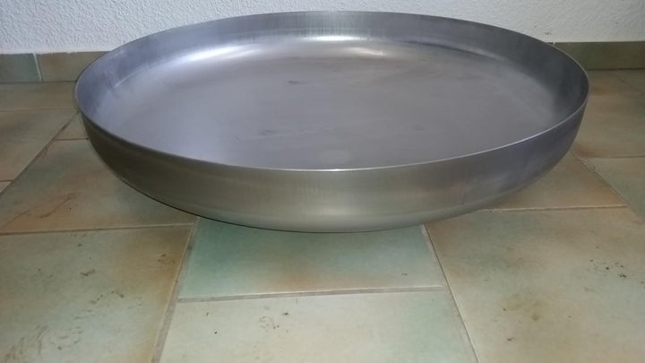 Czaja Edelstahl Klöpperboden Ø 80 cm aus rostfreiem Edelstahl, Feuerstelle, Feuerschale, Grill für G