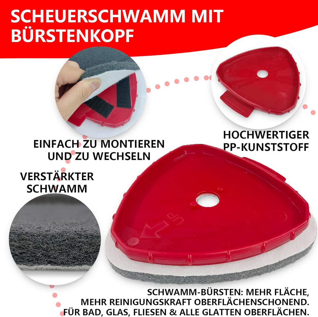 7 Pack Wischmopp Ersatzbezug für Vileda Turbo Mop, Wischmop Wischer Ersatzköpfe und Bodenwischer mit