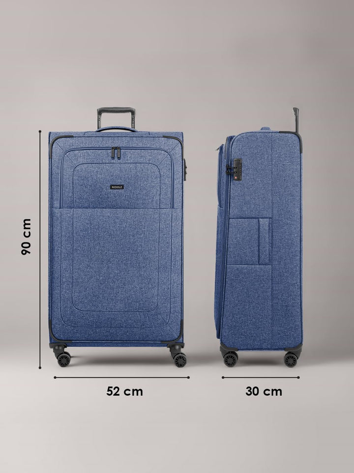 REDOLZ XL Jumbo 4-Rollen Koffer sehr gross 52 x 30 x 90 cm [Sondergrösse] Check-in Trolley mit TSA-S