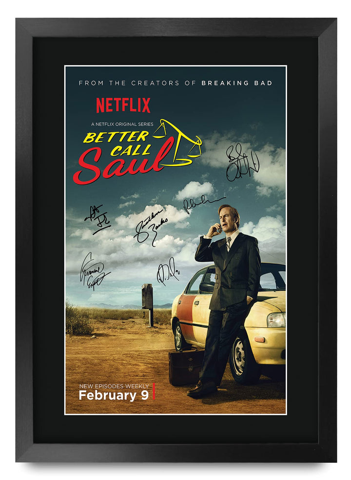 HWC Trading A3 FR Better Call Saul Bob Odenkirk Geschenke gedruckt Autogramm Bild für TV-Fanartikel