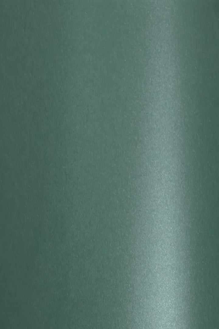 Netuno 100x Bastelkarton Perlmutt-Dunkel-Grün DIN A4 210x 297 mm 280g Aster Metallic Green Perlmutt-