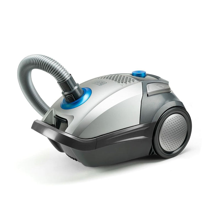 BLACK+DECKER BXVMB700E Staubsauger mit Beutel, 700 W, 4 Liter, Grau 700W Mit Beutel Grau, 700W Mit B