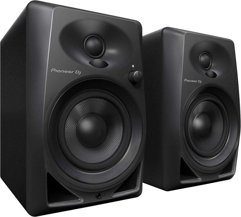 Pioneer DJ DM-40 Studiomonitore, Schwarz Schwarz 4&