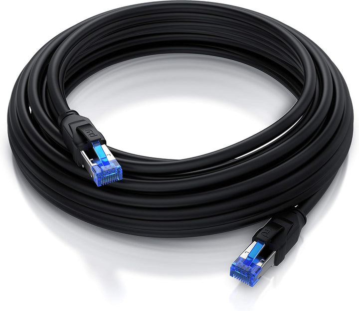 Primewire - CAT 8 Netzwerkkabel 20m - LAN Kabel Patchkabel Datenkabel - CAT8.1 High Speed Gigabit Et