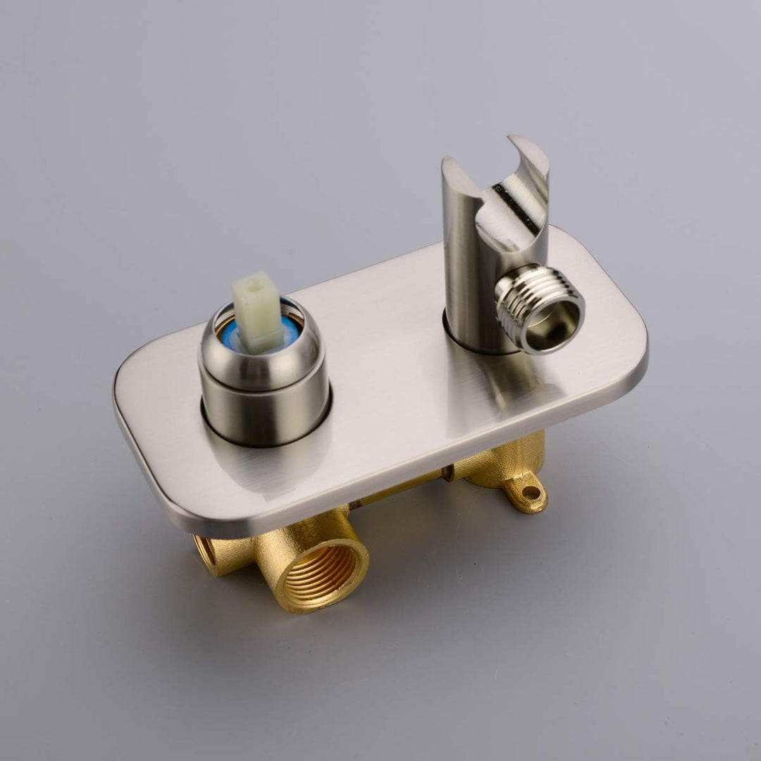 TRUSTMI Toiletten-Bidet-Sprühgerät, Shattaf-Duschset aus heissem und kaltem Messingmischer, Muslimis