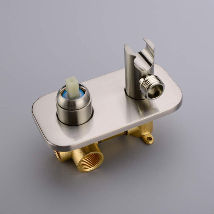 TRUSTMI Toiletten-Bidet-Sprühgerät, Shattaf-Duschset aus heissem und kaltem Messingmischer, Muslimis