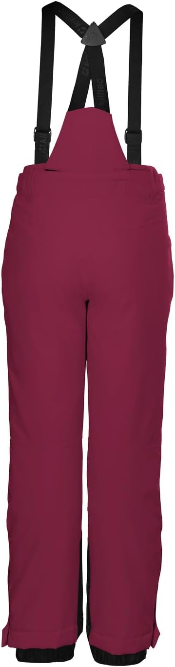 Killtec Mädchen Skihose/Funktionshose mit abzippbarem Latz, Schneefang und Kantenschutz Ksw 77 Grls