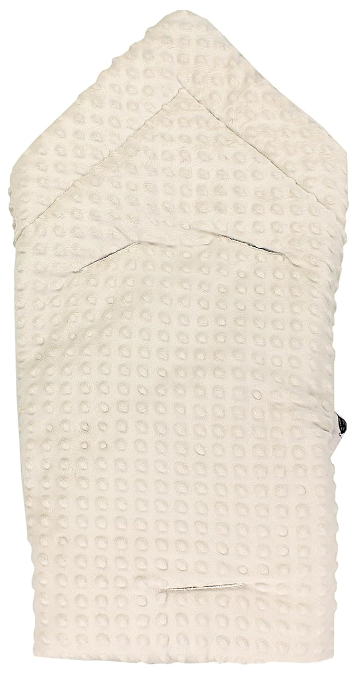 TupTam Baby Winter Einschlagdecke Babydecke 75x75cm für Autositz Babyschale Wattiert Minky Baumwolle