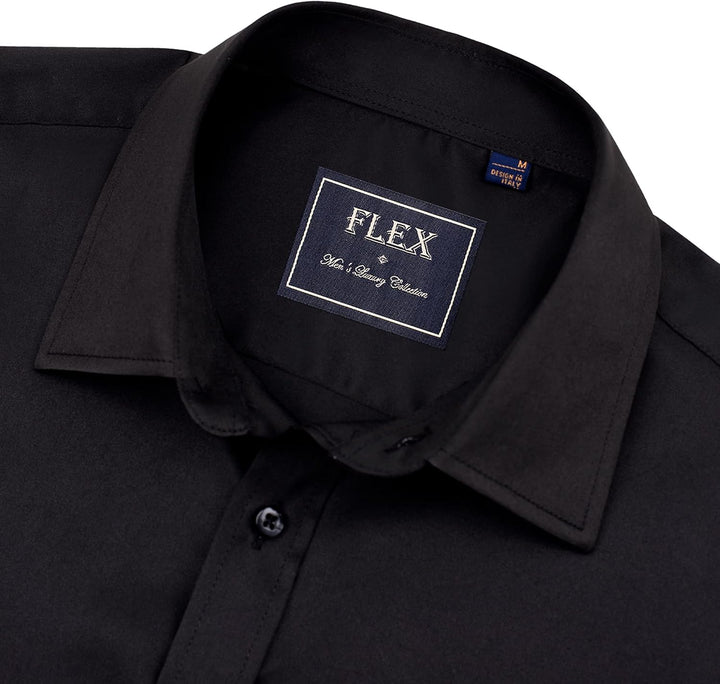 siliteelon Herren Kurzarm Hemden Casual Regular Fit Bügelfrei Business Hemd Faltenfrei Formales Hemd