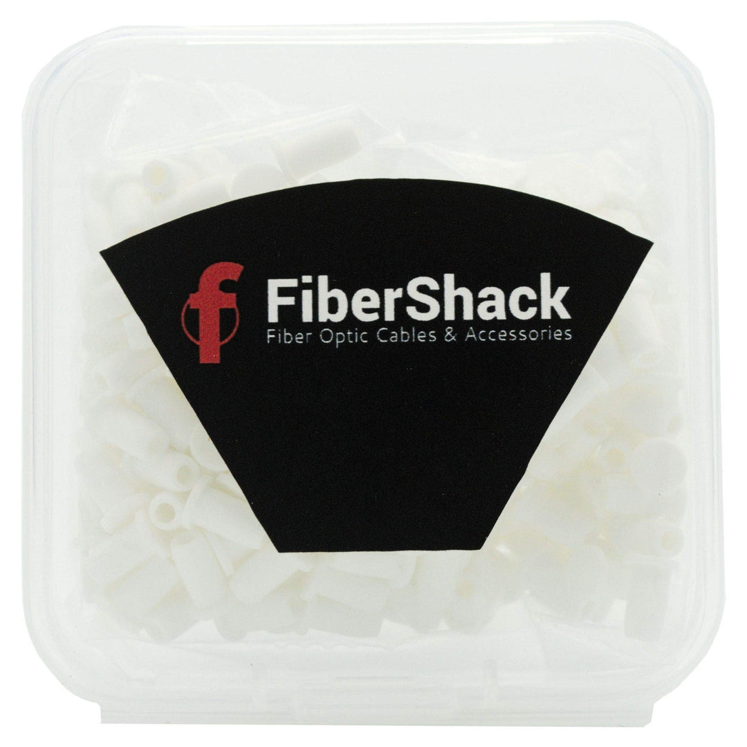 Fibershack LC-Glasfaser-Staubkappen, 200 x 1,25 mm LC-Faser-Staubkappen in einem Schnappverschluss-G