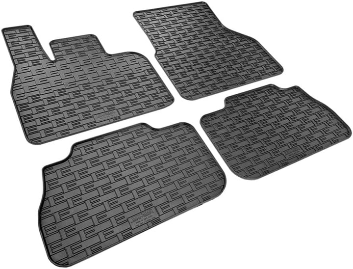 AUTO-STYLE Satz Gummimatten kompatibel mit BMW iX (I20) 2021- (4-teilig + Montagesystem)