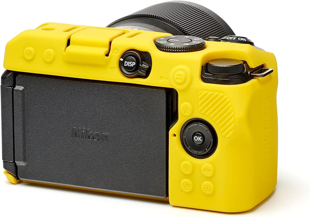 easyCover - Silikon Kameratasche - Schutz für Ihre Kamera - Nikon Z30 - Gelb