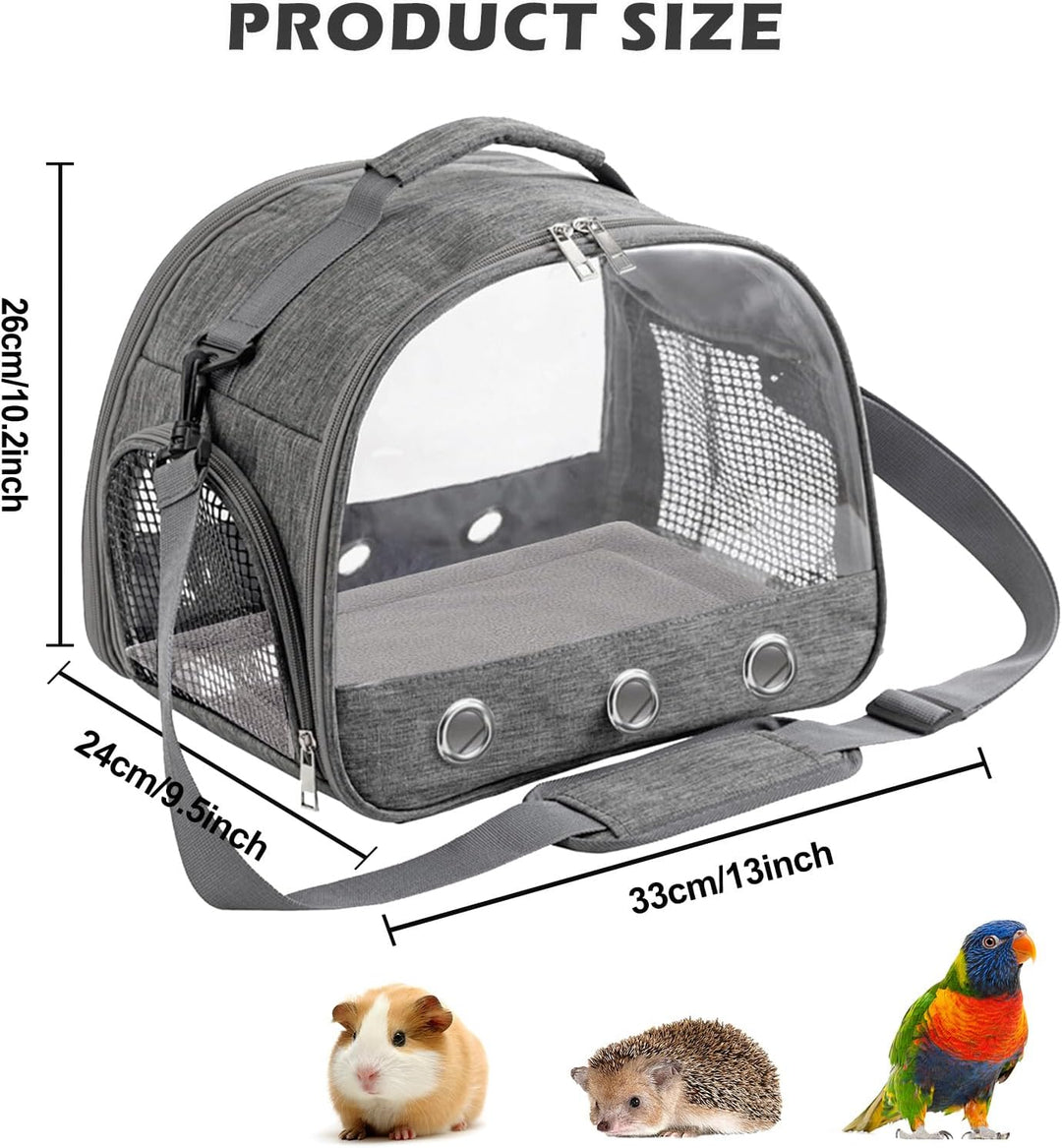 Kleine Haustier-Tragetasche, Kleintier Tragetasche, Transportbox für Katze Mit Seitlicher Öffnung, M
