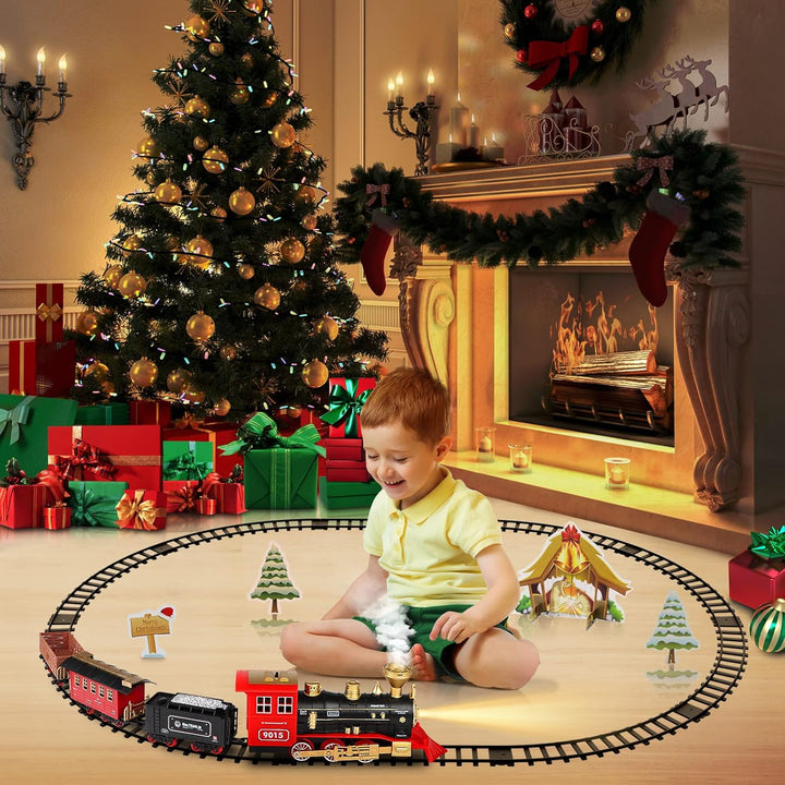 Hot Bee Zug Spielzeug, Eisenbahn Kinder Elektrisch, Weihnachtszug Elektrisch, Weihnachtszug um den B