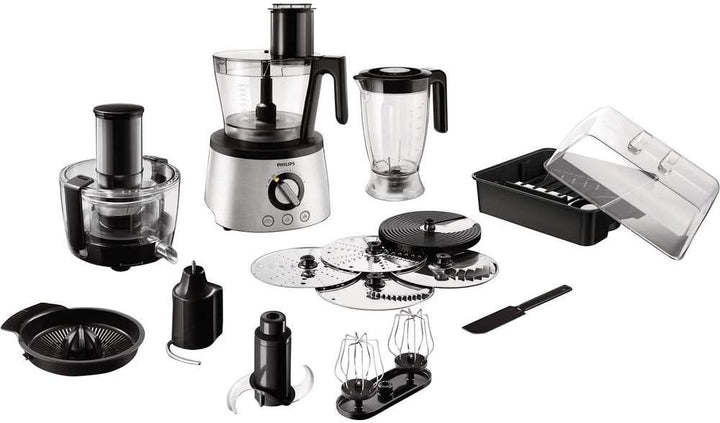 Philips Domestic Appliances HR7778/00 Küchenmaschine, Stainless Steel, 37 cm l x 56.5 cm w x 57.5 cm